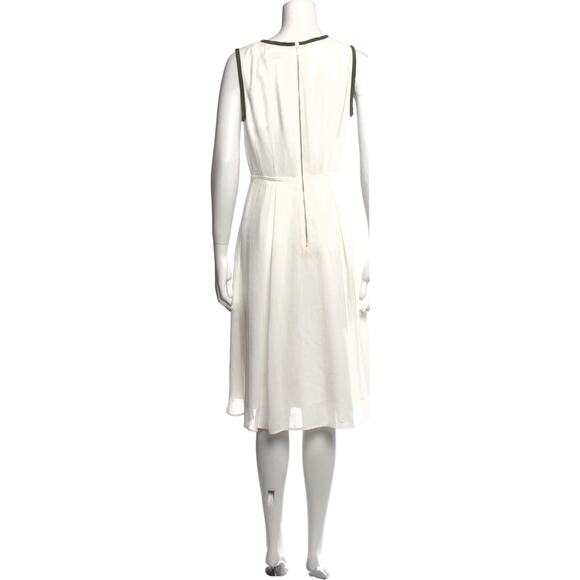 CEFINN Scoop Neck Midi Length Dress Size: US 6, UK 10 Women's Exposed Zip Back - Picture 3 of 4